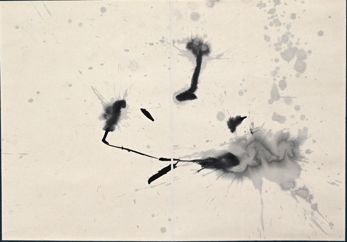 Modern Calligraphy Scroll ー五味 一幸 "山"